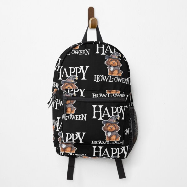 Item preview, Happy Halloween Howl Dog Puppy funny witch costume spooky trick or treat designed and sold by w1ckerman.