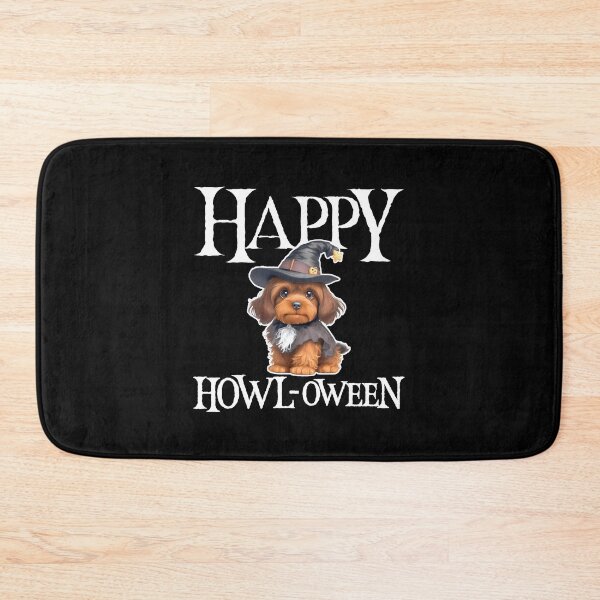 Item preview, Happy Halloween Howl Dog Puppy funny witch costume spooky trick or treat designed and sold by w1ckerman.