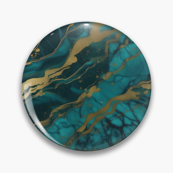 Item preview, Dark Teal Marble Texture with Gold Flecks  designed and sold by BirdsnStuff.