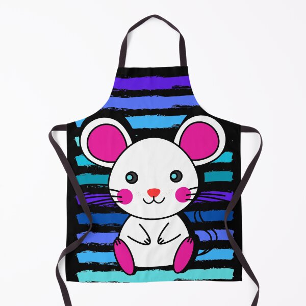 Item preview, White mouse with a red nose designed and sold by Sixcom.