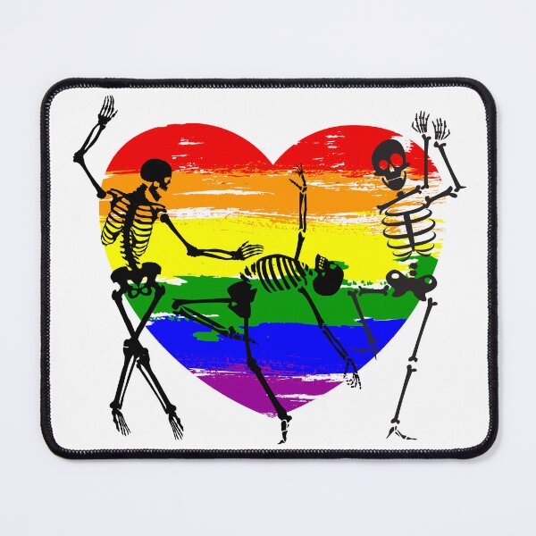 Item preview, Dancing Skeletons Rainbow designed and sold by Inspirely.