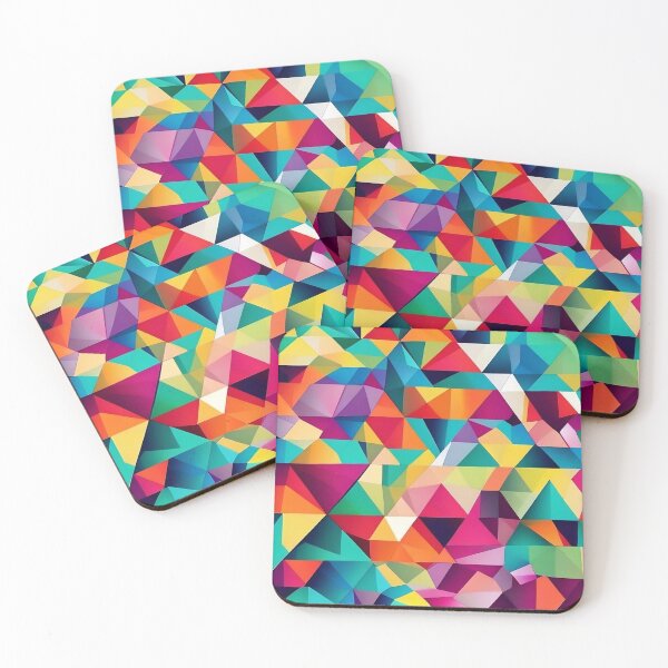 Item preview, Cubist Rainbow Spectrum - Geometric Harmony in Multicolored Brilliance designed and sold by Freak-Scene.