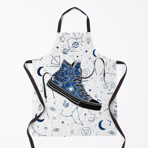 Item preview, Aquarius high tops - Space canvas designed and sold by MickeyEdwards.