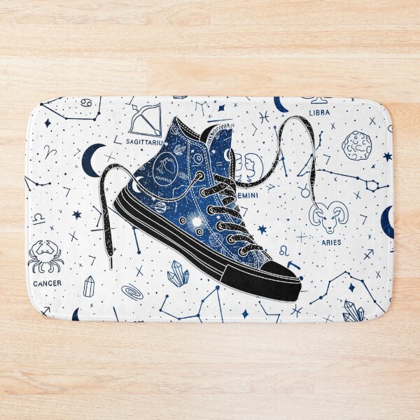 Item preview, Aquarius high tops - Space canvas designed and sold by MickeyEdwards.