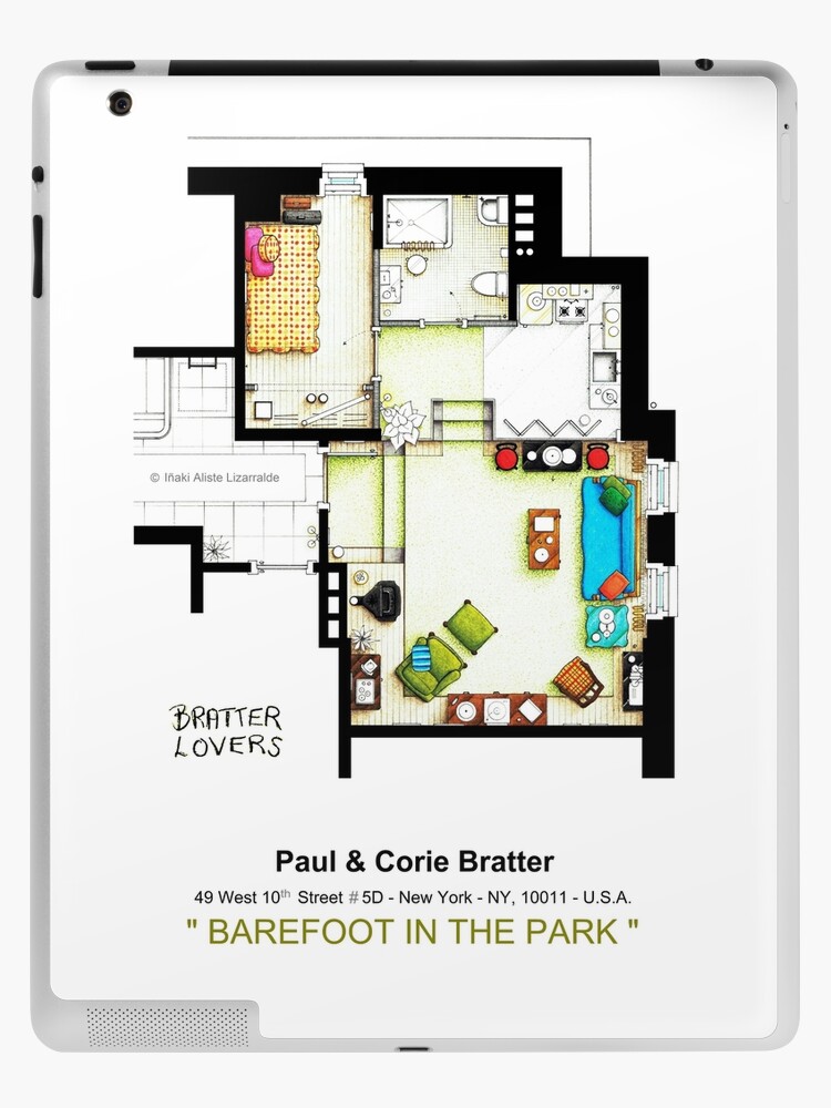 Barney Stinson's apartment iPad Case & Skin by Iñaki Aliste Lizarralde