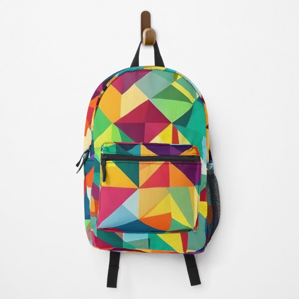 Item preview, Cubist Rainbow Spectrum ver.2 - Geometric Harmony in Multicolored Brilliance designed and sold by Freak-Scene.