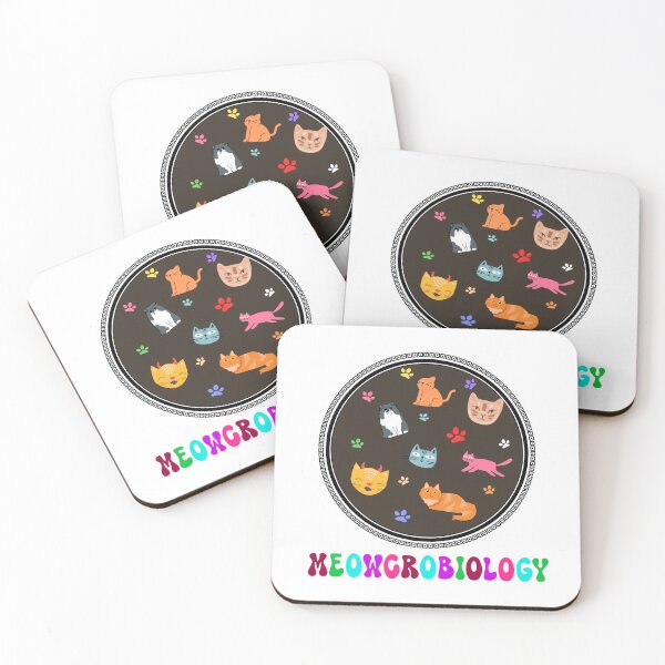 Item preview, Meowcrobiology Funny Microscopic Cats Gift Idea For Biology students  designed and sold by Allomensiaa.