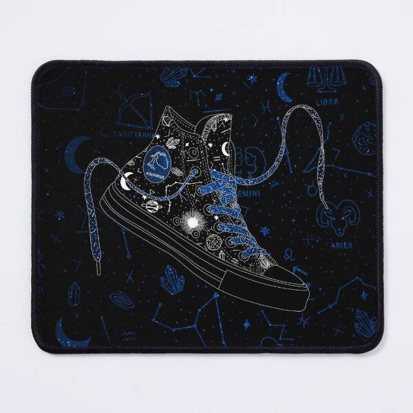 Item preview, Aquarius high tops - Space laces designed and sold by MickeyEdwards.