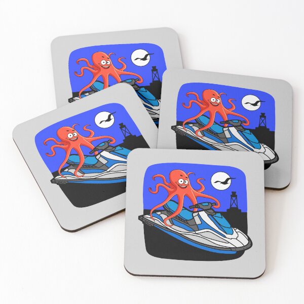 Item preview, Jetski Octopus designed and sold by AMERICANCHEEZ.