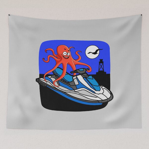 Item preview, Jetski Octopus designed and sold by AMERICANCHEEZ.