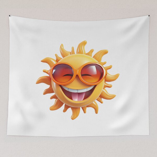 Item preview, Sun with face - Funny face character - Cute sun cartoon designed and sold by JansenGS.