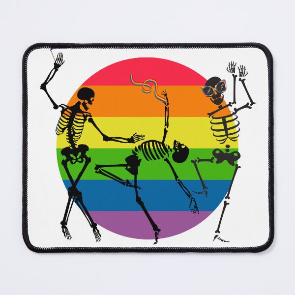 Item preview, Dancing Skeletons Rainbow designed and sold by Inspirely.