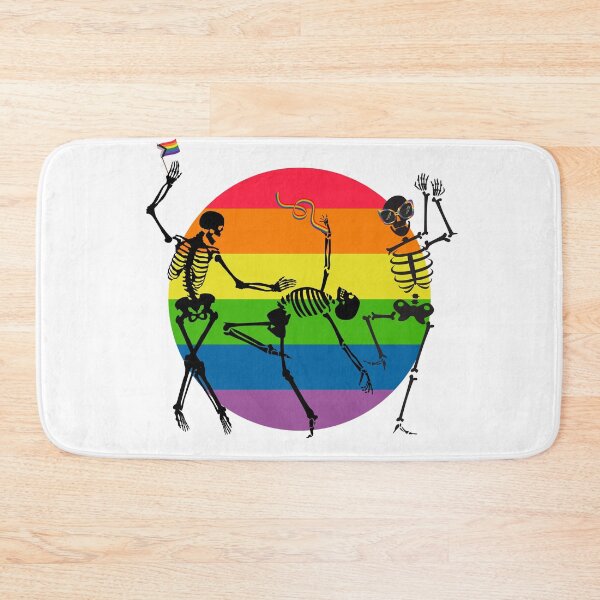Item preview, Dancing Skeletons Rainbow designed and sold by Inspirely.