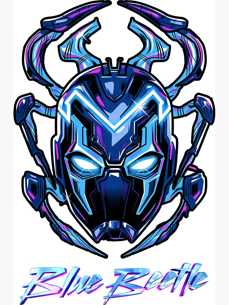 Blue Beetle Movie Sticker for Sale by vacnaspera