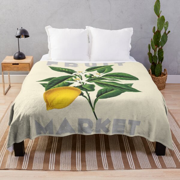 Item preview, Modern Retro Fruit Market Citrus Lemon Poster designed and sold by tanjica.