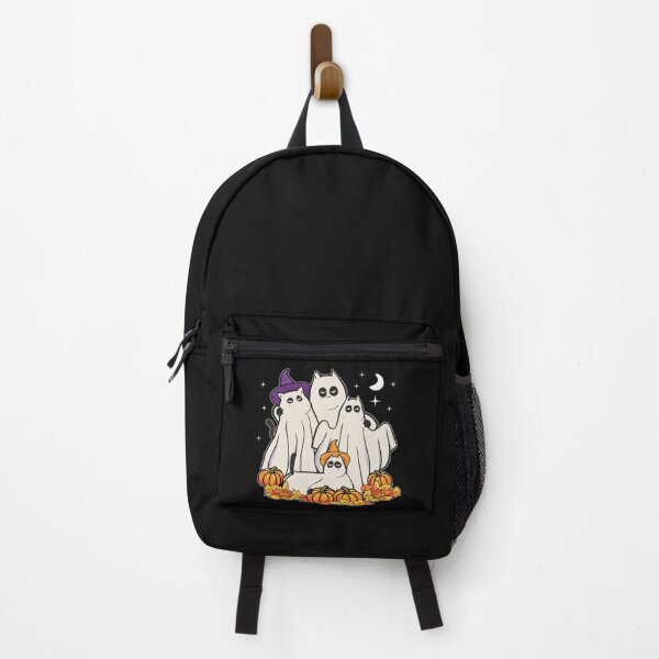 Item preview, Boo Cats in Ghost Costume Halloween black cat pumpkin spooky nice designed and sold by alenaz.