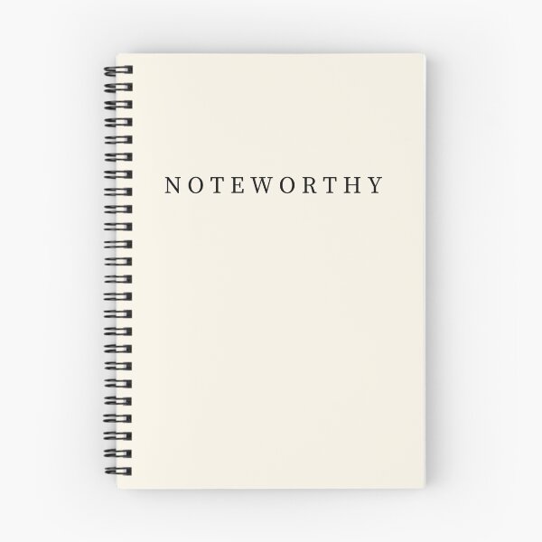 Item preview, NOTEWORTHY NOTEBOOK designed and sold by designbyangelic.