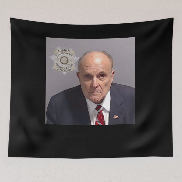 Item preview, Rudy Giuliani's Mugshot designed and sold by YungMcIlwain.