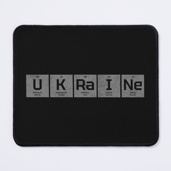 Item preview, Ukraine Periodical Chemistry Table Elements Ukrainian Support designed and sold by alenaz.