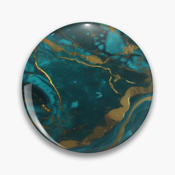 Item preview, Dark Teal Marble Texture with Gold Flecks  designed and sold by BirdsnStuff.
