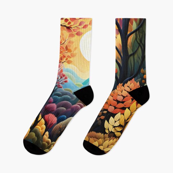 Item preview, Autumn countryside landscape 2 designed and sold by Red Witch Art.