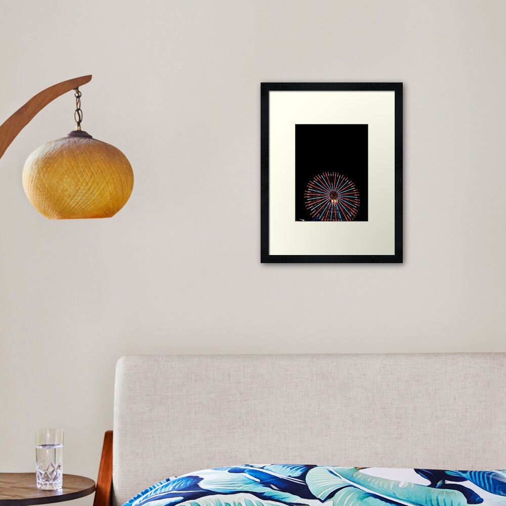 Yokohama Wheel Framed Art Print