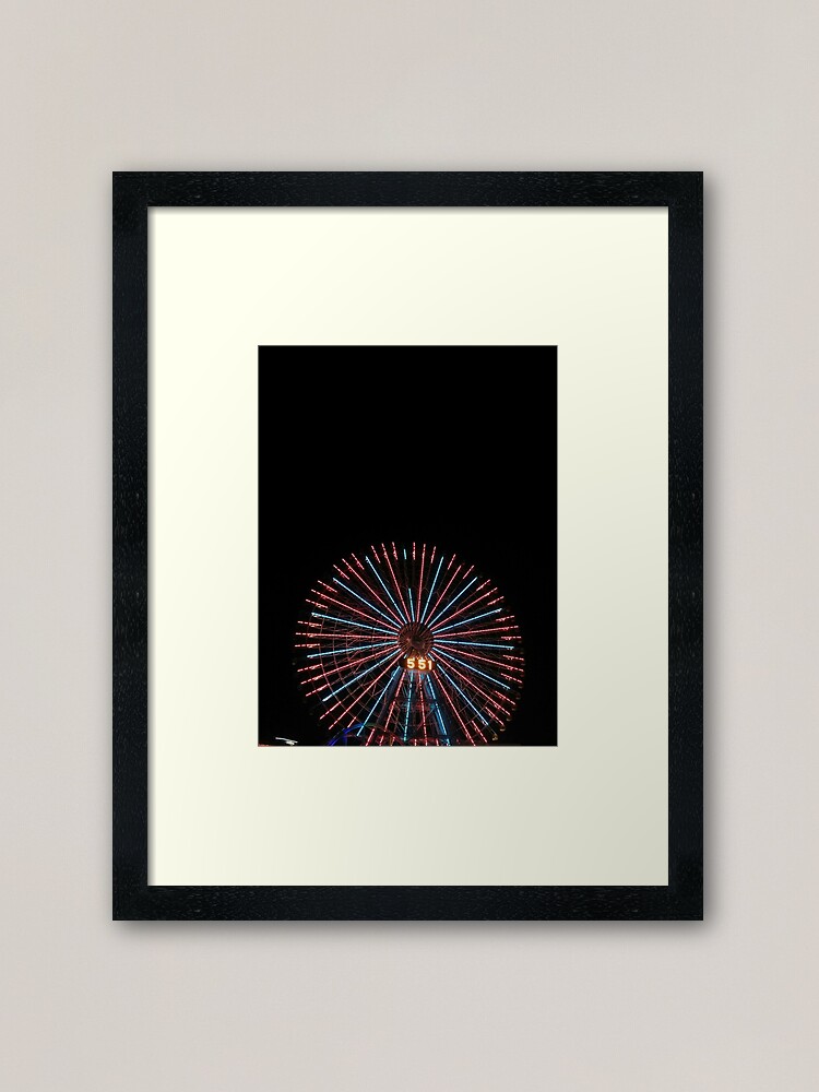 Alternate view of Yokohama Wheel Framed Art Print