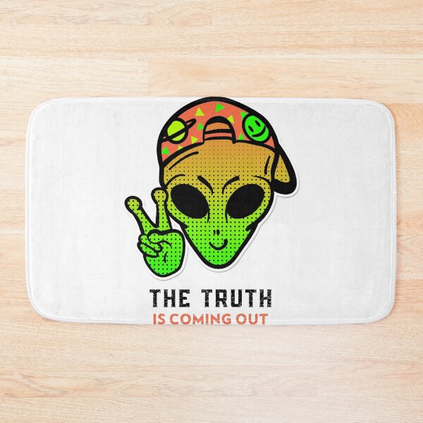 Item preview, The Truth Is Coming Out Alien UFO T-Shirt designed and sold by Beyond The Veil.