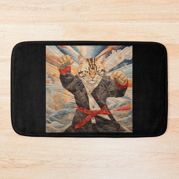 Item preview, Karate cat designed and sold by SameeraDammeyer.