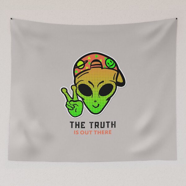 Item preview, The truth is out there Alien UFO T-Shirt designed and sold by Beyond The Veil.