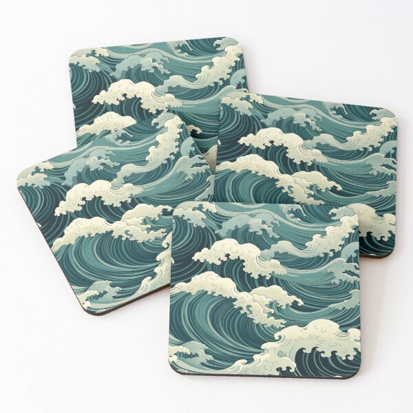 Item preview, Rough ocean waves designed and sold by PawelNature.