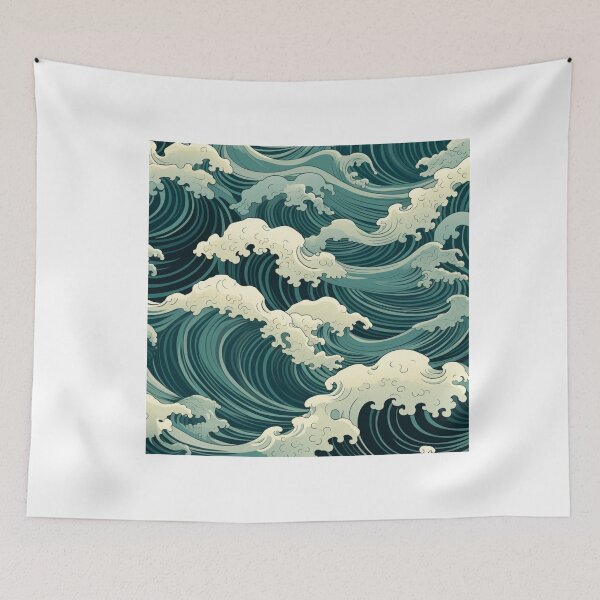 Item preview, Rough ocean waves designed and sold by PawelNature.