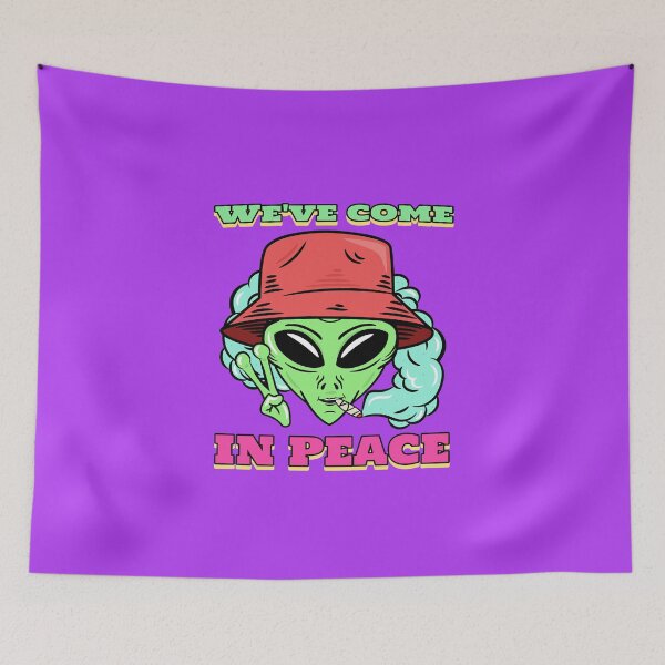 Item preview, We've come in peace Alien UFO T-Shirt designed and sold by Beyond The Veil.