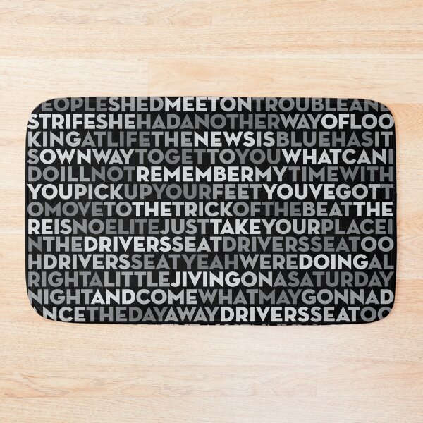 Item preview, Driver's Seat - Sniff 'n' the Tears (lyrics) v.2 designed and sold by x1brett.