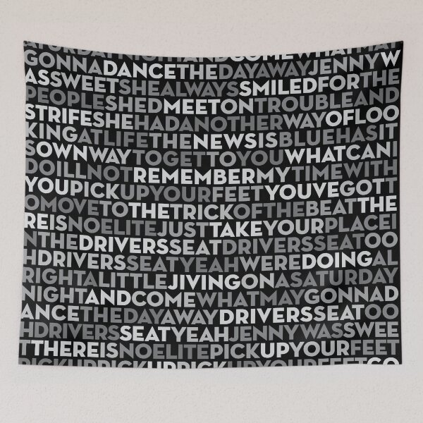 Item preview, Driver's Seat - Sniff 'n' the Tears (lyrics) v.2 designed and sold by x1brett.