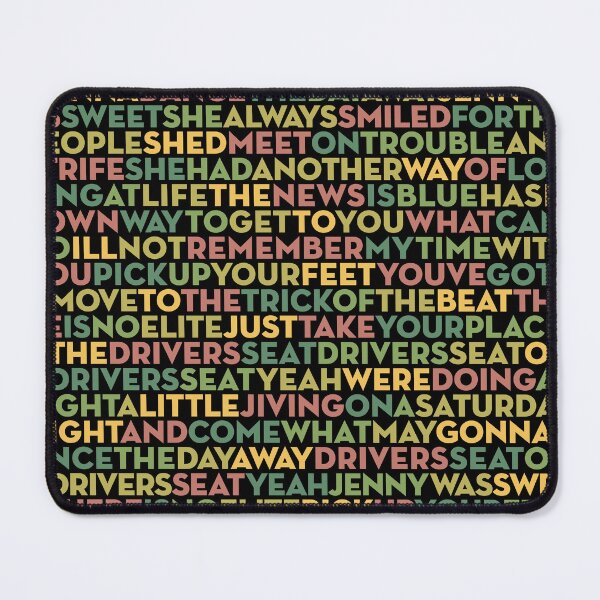 Item preview, Driver's Seat - Sniff 'n' the Tears (lyrics) v.3 designed and sold by x1brett.