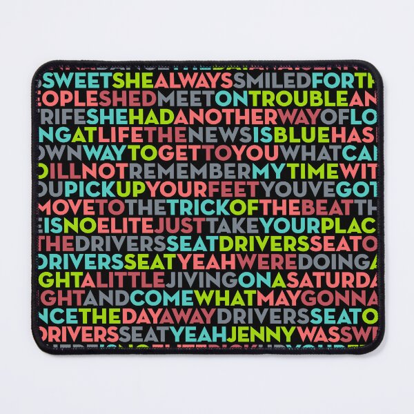 Item preview, Driver's Seat - Sniff 'n' the Tears (lyrics) v.4 designed and sold by x1brett.
