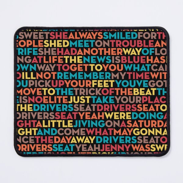 Item preview, Driver's Seat - Sniff 'n' the Tears (lyrics) v.5 designed and sold by x1brett.
