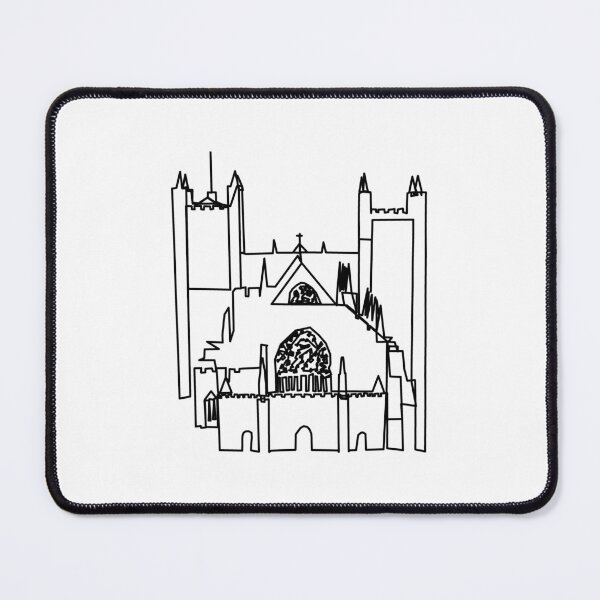 Item preview, Exeter Cathedral Doodle Style Line Drawing designed and sold by AdmiralJellicoe.
