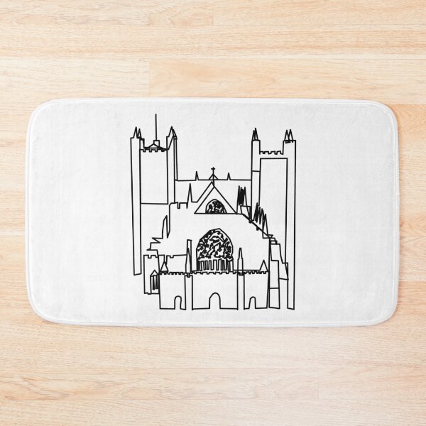 Item preview, Exeter Cathedral Doodle Style Line Drawing designed and sold by AdmiralJellicoe.