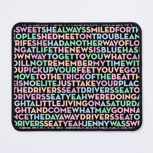 Item preview, Driver's Seat - Sniff 'n' the Tears (lyrics) v.7 designed and sold by x1brett.