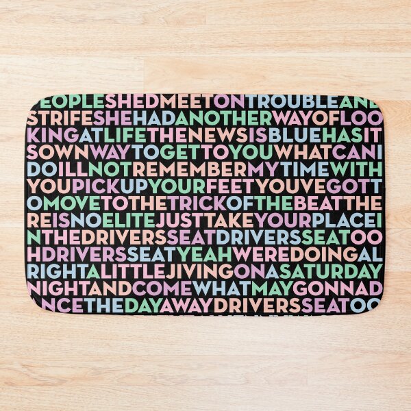 Item preview, Driver's Seat - Sniff 'n' the Tears (lyrics) v.7 designed and sold by x1brett.