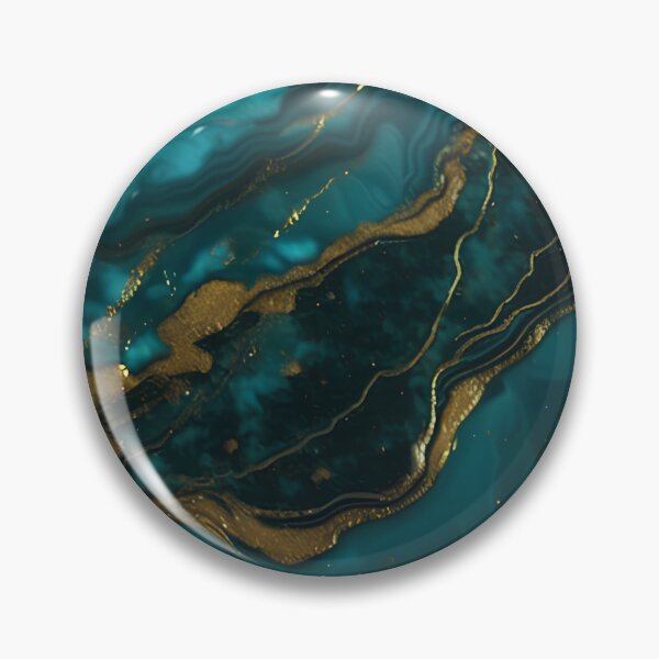 Item preview, Dark Teal Marble Texture with Gold Flecks  designed and sold by BirdsnStuff.