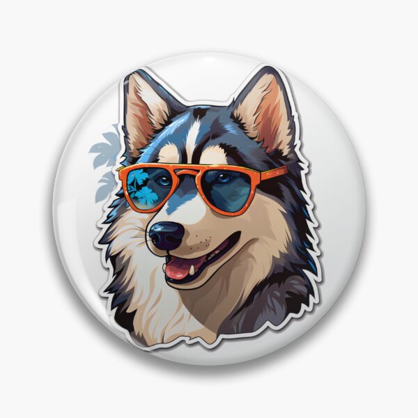 Item preview, Siberian Husky Dog Lover sunglasses designed and sold by EnigmaStitcher.