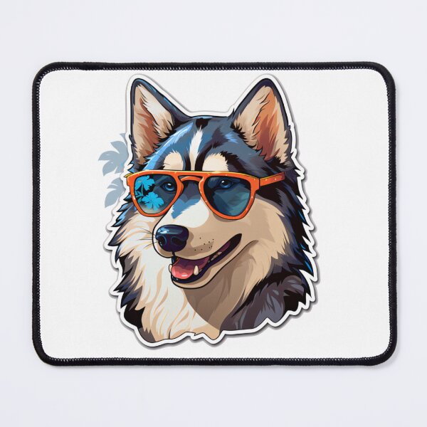 Item preview, Siberian Husky Dog Lover sunglasses designed and sold by EnigmaStitcher.