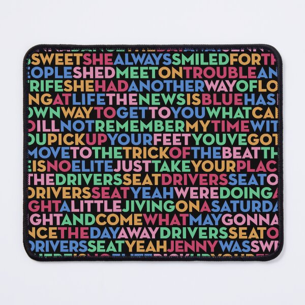 Item preview, Driver's Seat - Sniff 'n' the Tears (lyrics) v.10 designed and sold by x1brett.