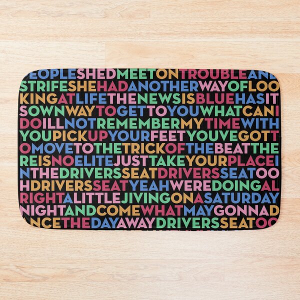 Item preview, Driver's Seat - Sniff 'n' the Tears (lyrics) v.10 designed and sold by x1brett.