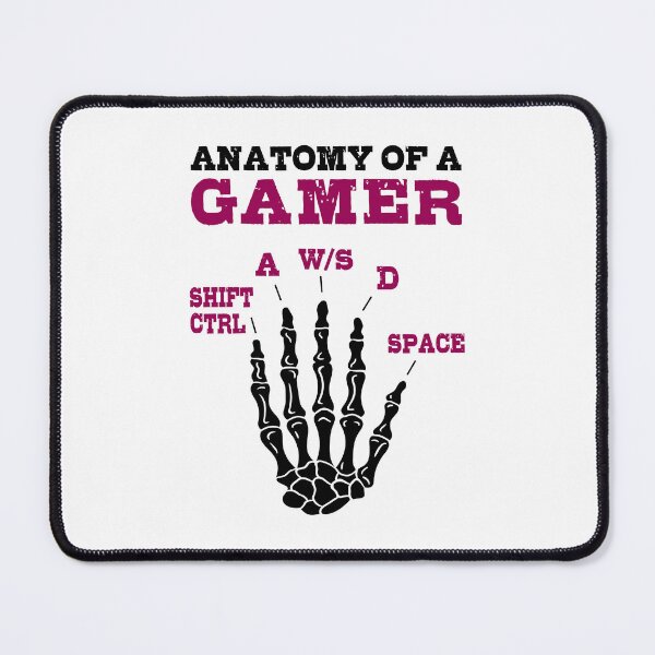Item preview, Anatomy of a gamer designed and sold by HandicraftArt.