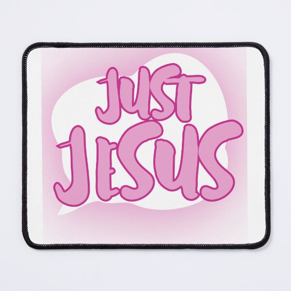 Item preview, JUST JESUS- TEXT designed and sold by TheWayArt.