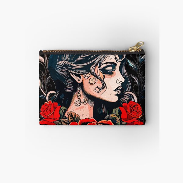 Item preview, Tattoo Lady With Roses designed and sold by SteadyRolling.